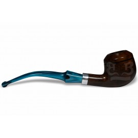 Cachimbo Bertoldi Callia Encerado – Piteira Acrílica Azul (Aceita Filtro 9mm)